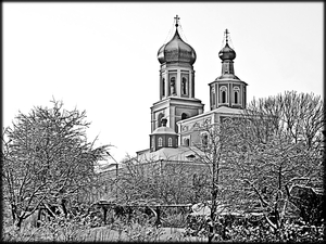 Церковь - картинки для гравировки